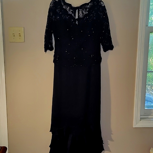 Montage by Mon Cheri Dresses & Skirts - Montage by Mon Cheri Long Black Wedding Formal Evening Size 14